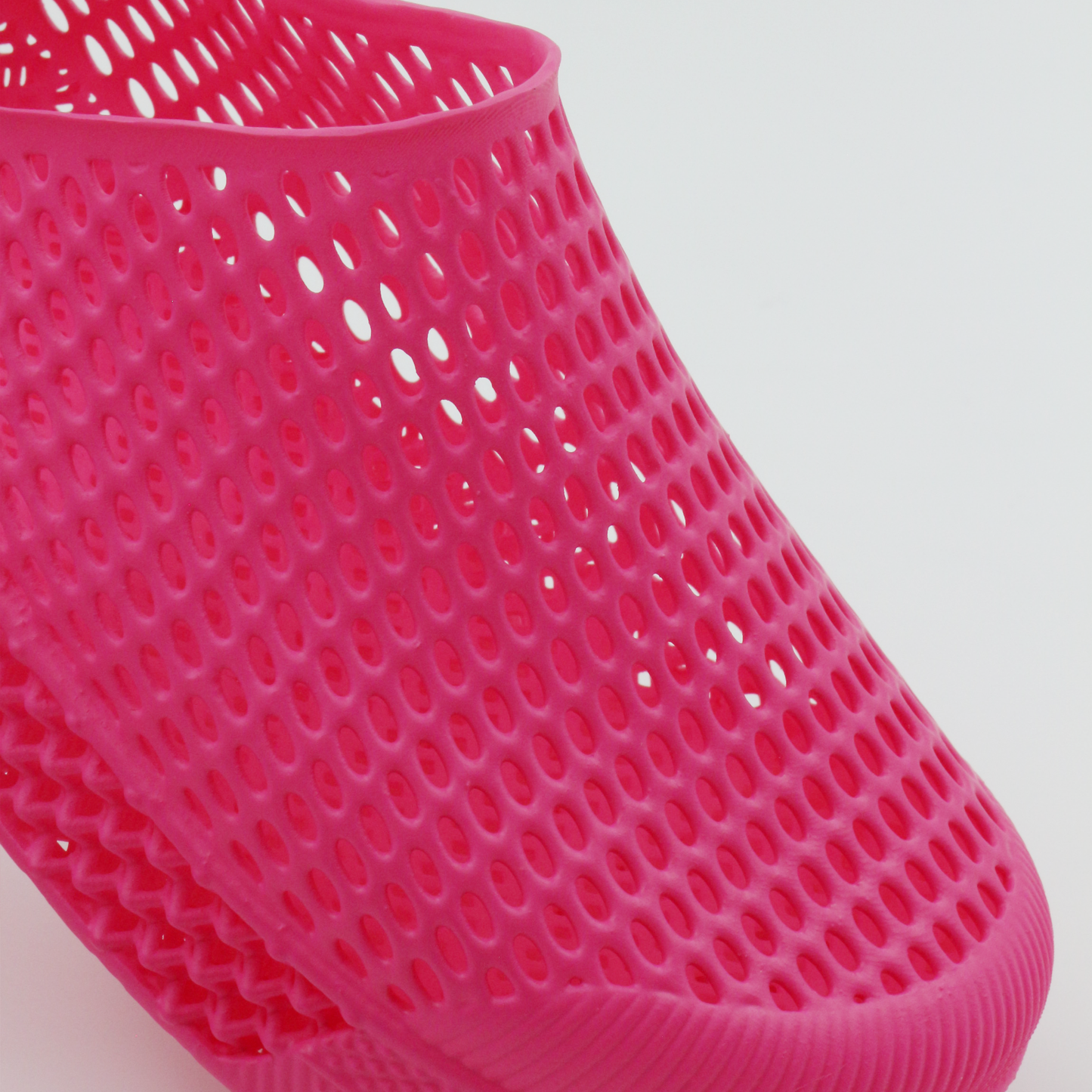3D Printed Lifestyle Shoes for Kids in neon pink