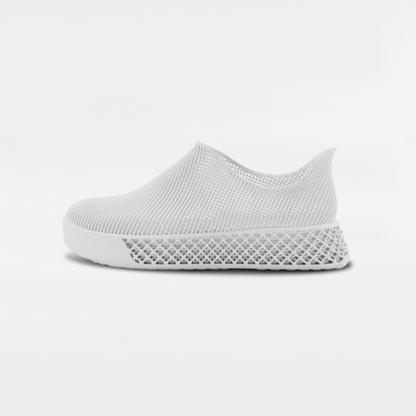 3D Printed Minimalist Footwear in pure light