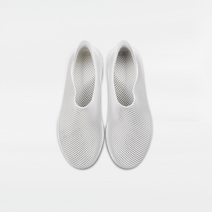 3D Printed Minimalist Footwear in pure light