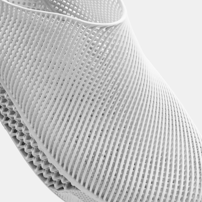 3D Printed Minimalist Footwear in pure light