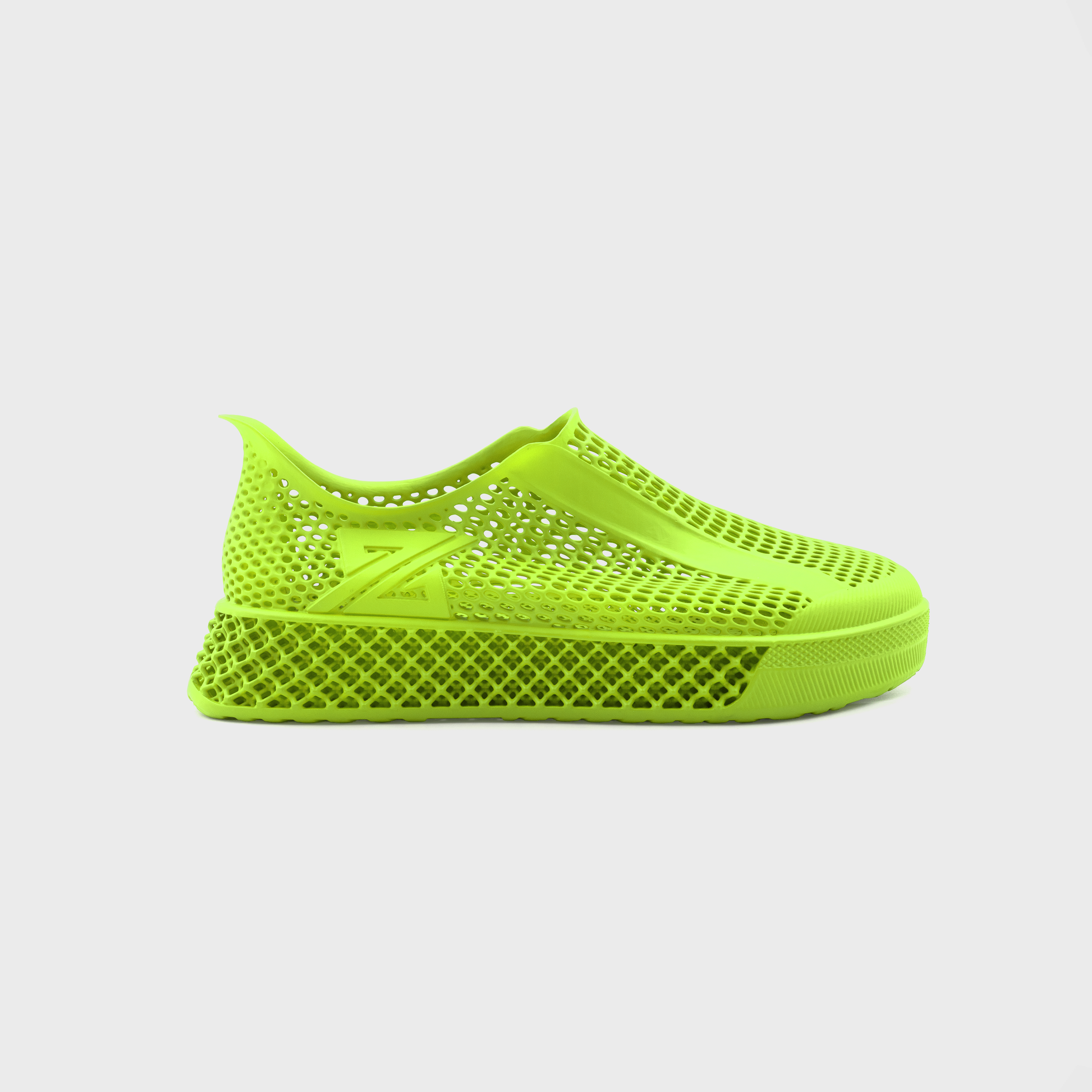 3D Printed Lifestyle Shoes in lemon lime
