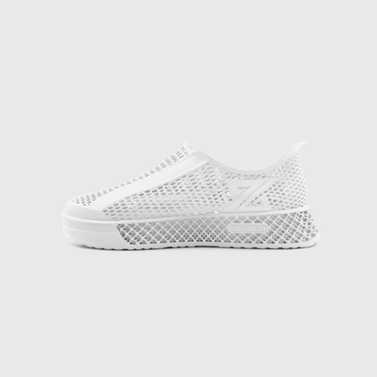 3D Printed Lifestyle Shoes in pure light
