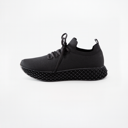 Waterproof 3D Print Shoes in True Black