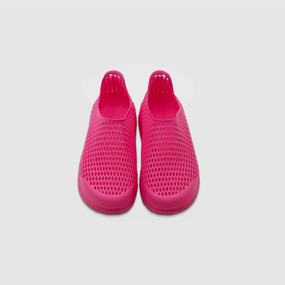 3D Printed Lifestyle Shoes for Kids in neon pink