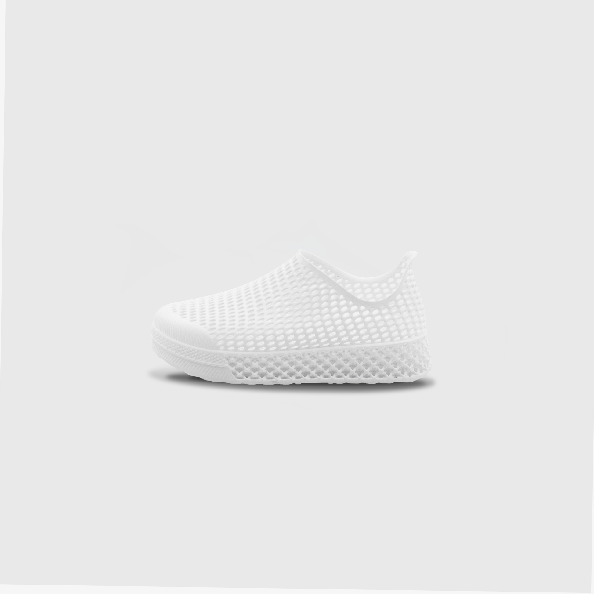 3D Printed Lifestyle Shoes for Kids in pure light