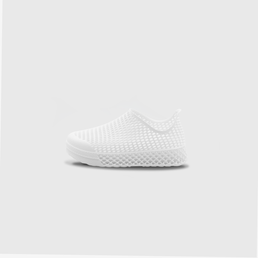 3D Printed Lifestyle Shoes for Kids in pure light