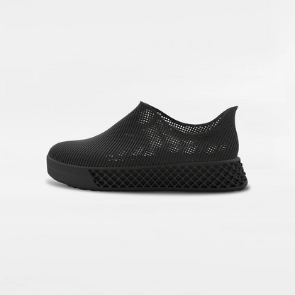 3D Printed Minimalist Footwear in true black
