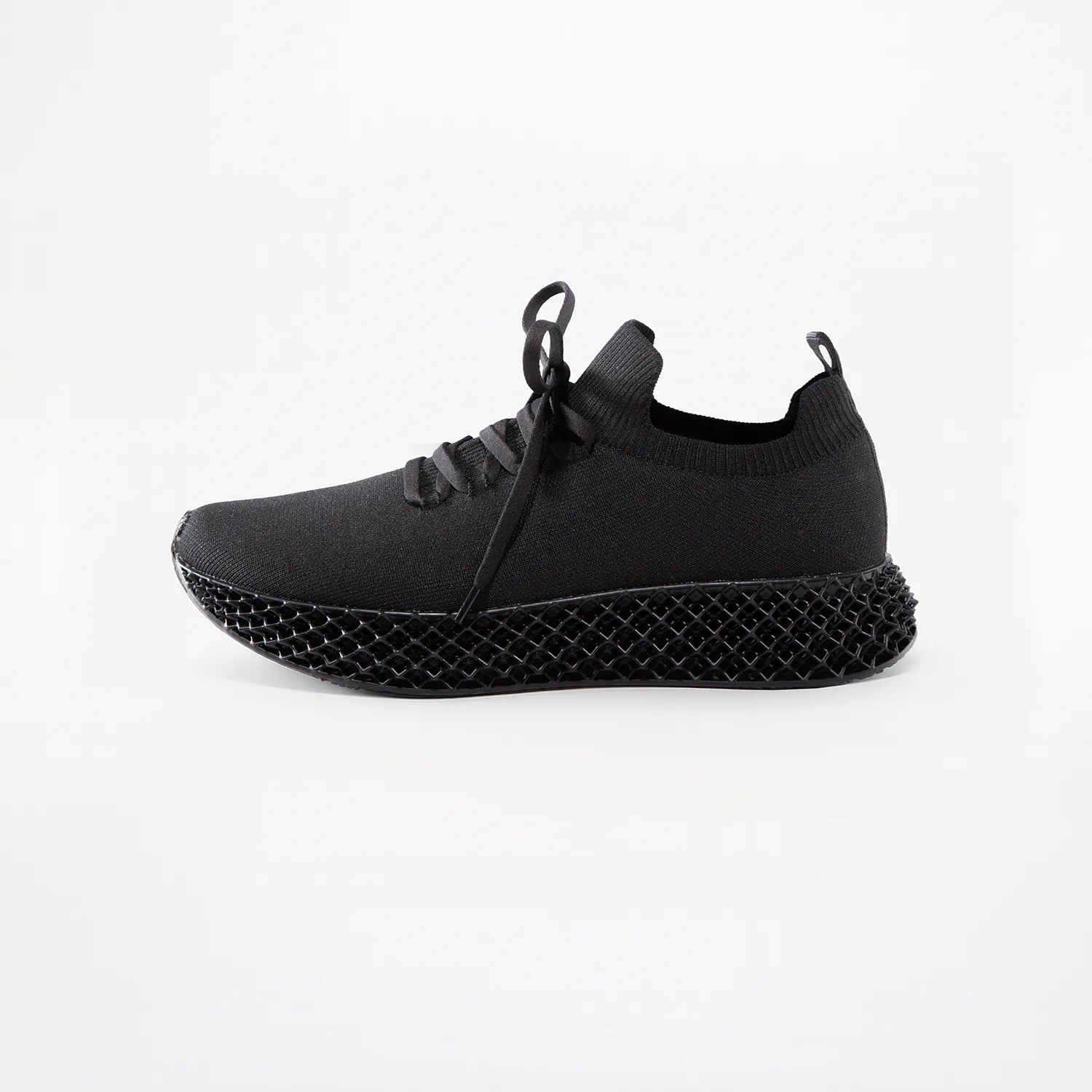 Waterproof 3D Print Shoes in True Black