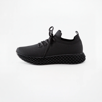 Waterproof 3D Print Shoes in True Black